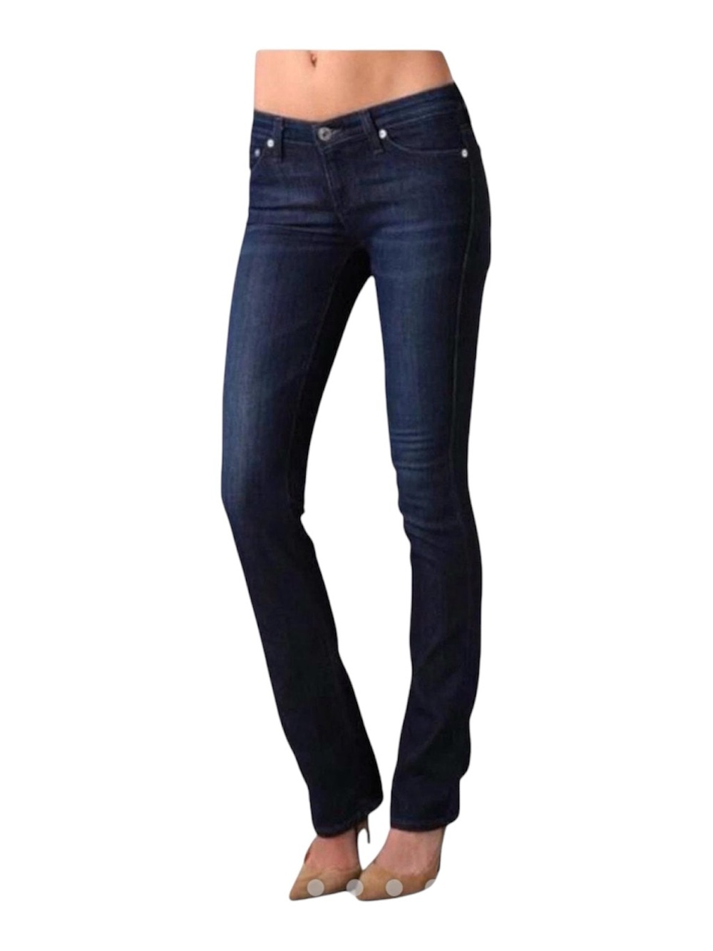 AG Adriano Goldschmied Ballad Slim Boot Jeans Dark Wash 30R Orig $178